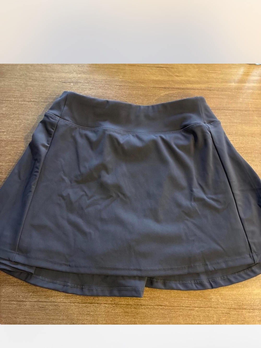 New chocolate color athletic skirt with shorts